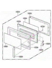 Door Parts parts for Lg Range YMH7135XEQ0 from AppliancePartsPros.com