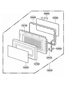 Door Parts parts for Lg Range YMT1130SGB from AppliancePartsPros.com