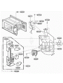 Suction Guide Parts parts for Lg Range YMT1130SGB from AppliancePartsPros.com