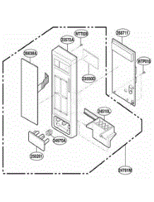 Control Panel Assembly Parts parts for Lg Range YMT1135SGQ from AppliancePartsPros.com