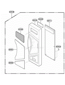 Control Panel Parts parts for Lg Range YMT2110SJB0 from AppliancePartsPros.com