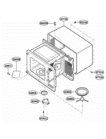 Oven Cavity Parts parts for Lg Range YMT2110SJB0 from AppliancePartsPros.com