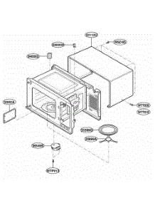 Oven Cavity Parts parts for Lg Range YMT2145SJQ0 from AppliancePartsPros.com