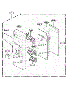 Control Panel Parts parts for Lg Range YMT3110SHQ from AppliancePartsPros.com