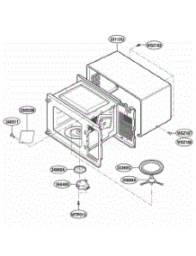 Oven Cavity Parts parts for Lg Range YMT3110SHQ from AppliancePartsPros.com