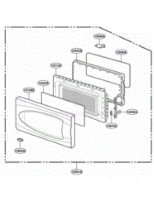 Door Parts parts for Lg Range YMT3115SHQ from AppliancePartsPros.com