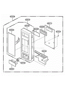 Control Panel Parts parts for Lg Range YMT4070SKB from AppliancePartsPros.com