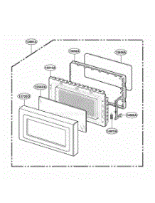 Door Parts parts for Lg Range YMT4070SKB from AppliancePartsPros.com