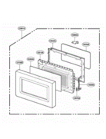 Door Parts parts for Lg Range YMT4140SKB from AppliancePartsPros.com