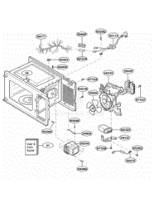 Interior Parts parts for Lg Range YMT4140SKB from AppliancePartsPros.com