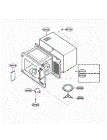Oven Cavity Parts parts for Lg Microwave YMT4155SPS from AppliancePartsPros.com