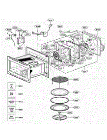 Interior Parts parts for Lg Range ZSC1001KSS from AppliancePartsPros.com