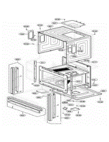 Oven Cavity Parts parts for Lg Range ZSC1001KSS from AppliancePartsPros.com