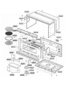Oven Cavity Parts parts for Lg Range ZSC2000CBB from AppliancePartsPros.com