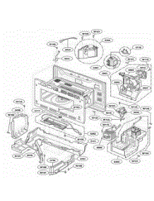 Interior Parts 1 parts for Lg Range ZSC2000FBB from AppliancePartsPros.com