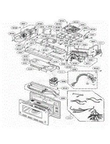 Interior Parts 2 parts for Lg Range ZSC2000FBB from AppliancePartsPros.com