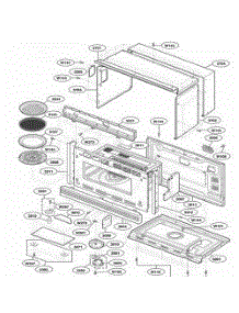 Oven Cavity Parts parts for Lg Range ZSC2000FBB from AppliancePartsPros.com