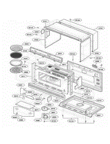 Oven Cavity Parts parts for Lg Range ZSC2001FSS from AppliancePartsPros.com