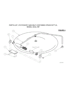 Hinge Assembly parts for Maytag Griddle ACGL-40F from AppliancePartsPros.com