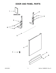 06 - Tub And Frame Parts parts for Maytag Dishwasher ADB1100AWS2 from AppliancePartsPros.com