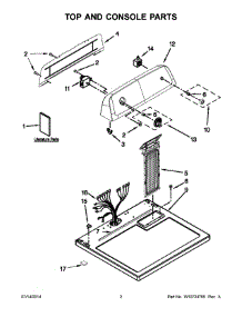 02 - Top And Console Parts parts for Maytag Range AGD4675YQ3 from AppliancePartsPros.com