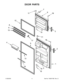 06 - Unit Parts parts for Maytag Refrigerator ART308FFDB01 from AppliancePartsPros.com