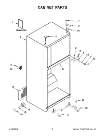 04 - Shelf Parts parts for Maytag Refrigerator ART308FFDB01 from AppliancePartsPros.com