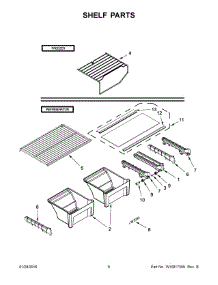 02 - Cabinet Parts parts for Maytag Refrigerator ART308FFDB01 from AppliancePartsPros.com