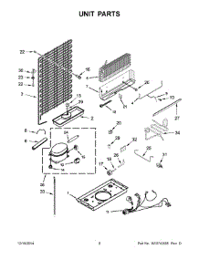 05 - Unit Parts parts for Maytag Refrigerator ART316TFDW00 from AppliancePartsPros.com