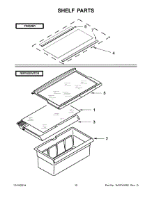 06 - Shelf Parts parts for Maytag Refrigerator ART316TFDW00 from AppliancePartsPros.com