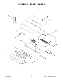 02 - Control Panel Parts parts for Maytag Wall Oven JJW2430IL01 from AppliancePartsPros.com