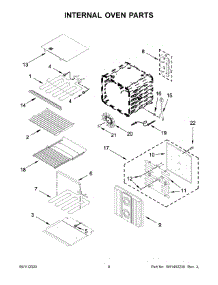 05 - Internal Oven Parts parts for Maytag Wall Oven JJW3430IM01 from AppliancePartsPros.com