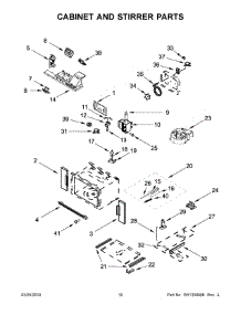 06 - Cabinet And Stirrer Parts parts for Maytag Microwave JMW2427DS04 from AppliancePartsPros.com