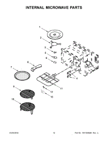 07 - Internal Microwave Parts parts for Maytag Microwave JMW2427DS04 from AppliancePartsPros.com