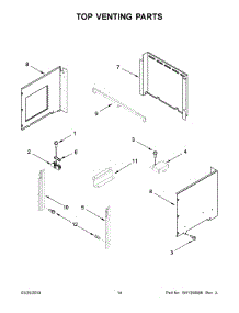 08 - Top Venting Parts parts for Maytag Microwave JMW2427DS04 from AppliancePartsPros.com