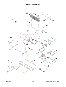 07 - Unit Parts parts for Maytag Refrigerator MBR1957FEZ03 from AppliancePartsPros.com