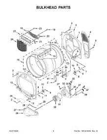 04 - Bulkhead Parts parts for Maytag Dryer MED6230HC0 from AppliancePartsPros.com
