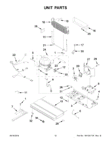 07 - Unit Parts parts for Maytag Refrigerator MFF2558FEZ03 from AppliancePartsPros.com