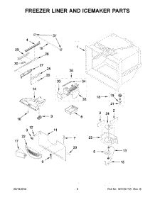 04 - Freezer Liner And Icemaker Parts parts for Maytag Refrigerator MFF2558FEZ03 from AppliancePartsPros.com