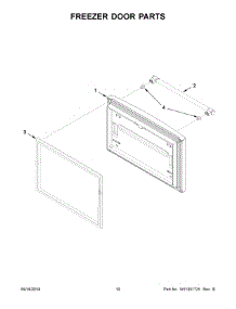 06 - Freezer Door Parts parts for Maytag Refrigerator MFF2558FEZ03 from AppliancePartsPros.com