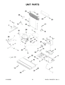 07 - Unit Parts parts for Maytag Refrigerator MFI2269FRZ05 from AppliancePartsPros.com