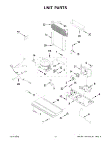 07 - Unit Parts parts for Maytag Refrigerator MFI2570FEW03 from AppliancePartsPros.com
