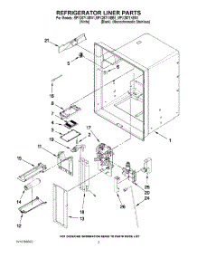 02 - Refrigerator Liner Parts parts for Maytag Refrigerator MFX2571XEB1Q from AppliancePartsPros.com