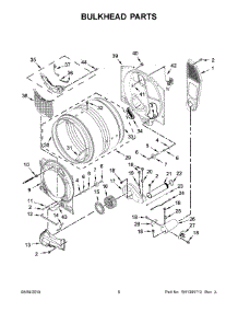 04 - Bulkhead Parts parts for Maytag Dryer MGD8630HW1 from AppliancePartsPros.com