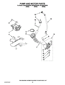 12 - Pump And Motor Parts parts for Maytag Dryer MLE20PNAGWO from AppliancePartsPros.com