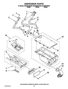 10 - Dispenser Parts parts for Maytag Dryer MLE20PNAGWO from AppliancePartsPros.com