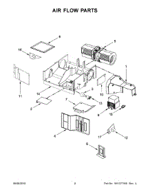 05 - Air Flow Parts parts for Maytag Microwave MMV1174FZ3 from AppliancePartsPros.com