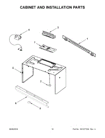 07 - Cabinet And Installation Parts parts for Maytag Microwave MMV1174FZ3 from AppliancePartsPros.com