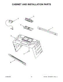 07 - Cabinet And Installation Parts parts for Maytag Microwave MMV4206FZ6 from AppliancePartsPros.com