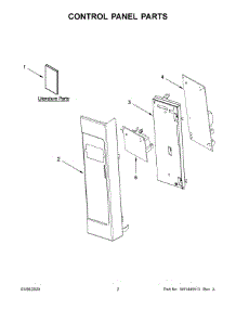 02 - Control Panel Parts parts for Maytag Microwave MMV4206FZ6 from AppliancePartsPros.com